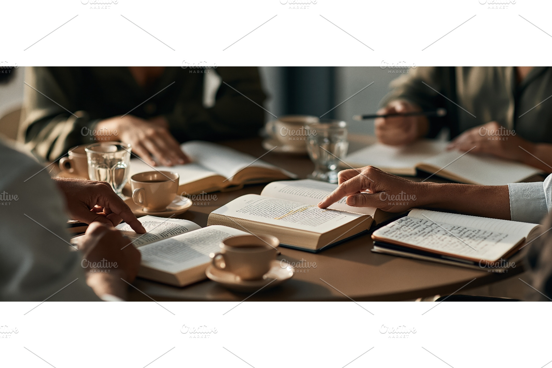 Group Study Session With Open Books, a School & Education Photo by piter.goskov