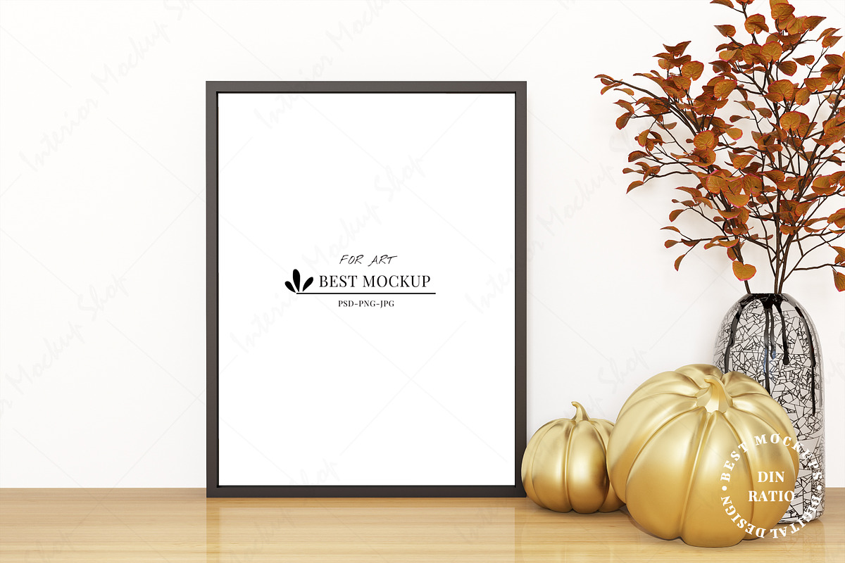 Frame Mockup Autumn, a Poster Template by Mockup Shop (Photo 1 of 2)