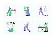 People & Places Illustration Bundle, a Person Illustration by Creative Stall (Thumbnail 20 of 22)