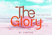 The Glory, a Sans Serif Font by Funtype (Thumbnail 1 of 9)