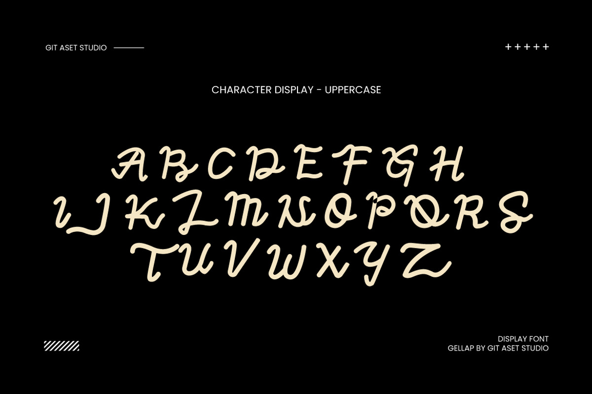 Gellap Scrip Font, a Script Font by gitasetstudio (Photo 2 of 6)
