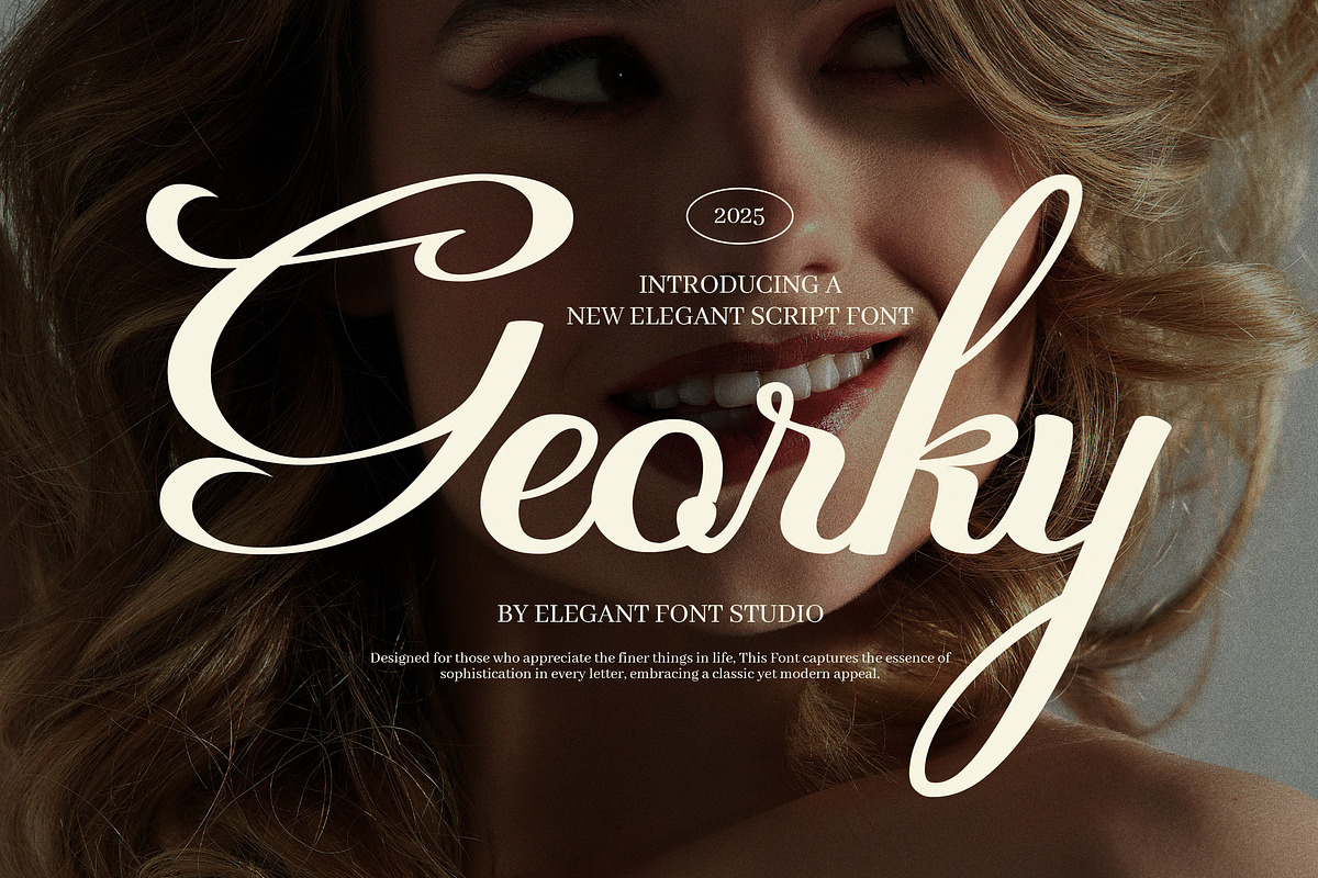 Georky Wedding Script Font, a Script Font by Elegant Font (Photo 1 of 8)
