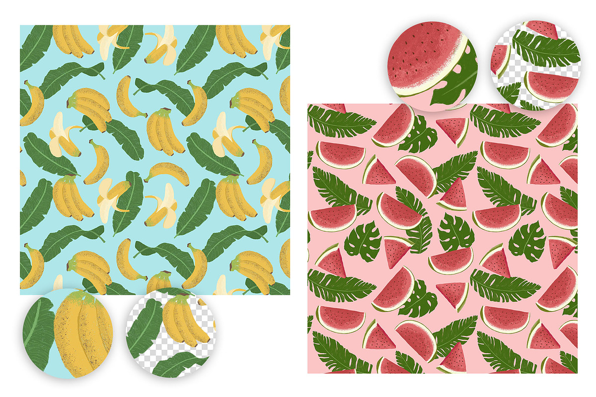 Hand drawn fruit Seamless pattern, a Pattern Graphic by CreativeChristiana (Photo 6 of 12)