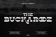 The BUCKAROOZ, a Serif Font by inumocca_type (Thumbnail 1 of 11)