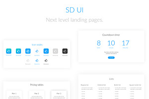 SD UI Landing Pages