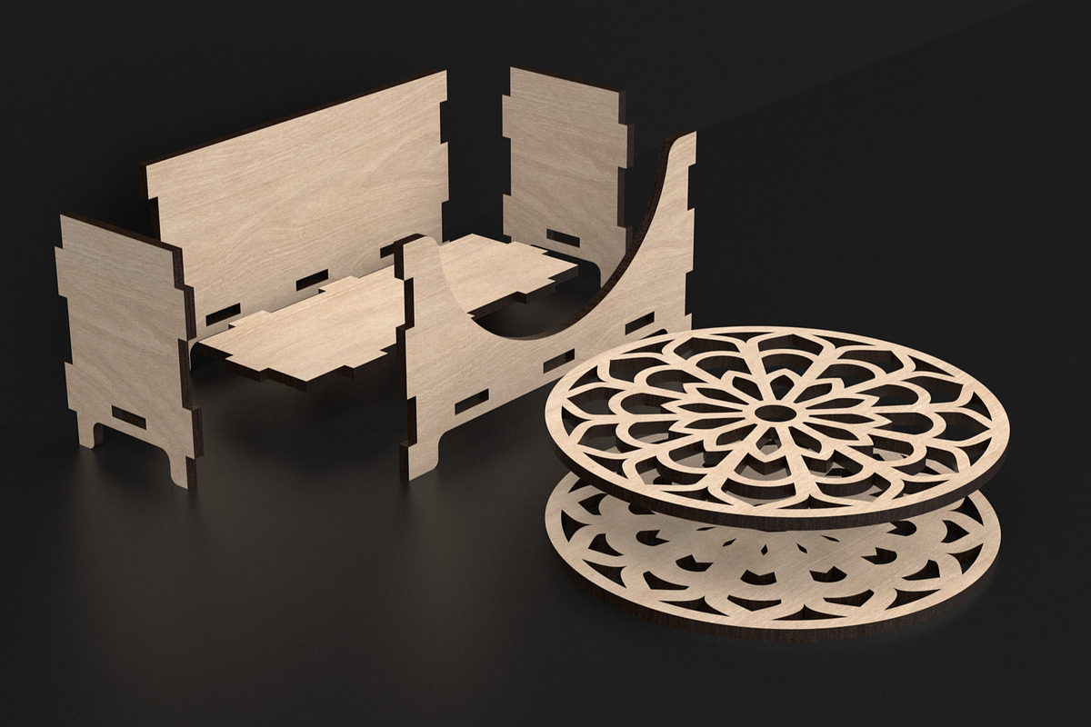 Boxed Mandala Coaster Set, an Object Graphic by ThemeXDigital (Photo 9 of 9)