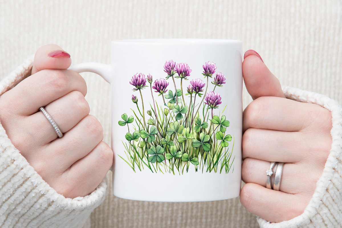 Wall Art Set Watercolor Wildflowers, an Illustration by Sublimation Artist (Photo 5 of 6)