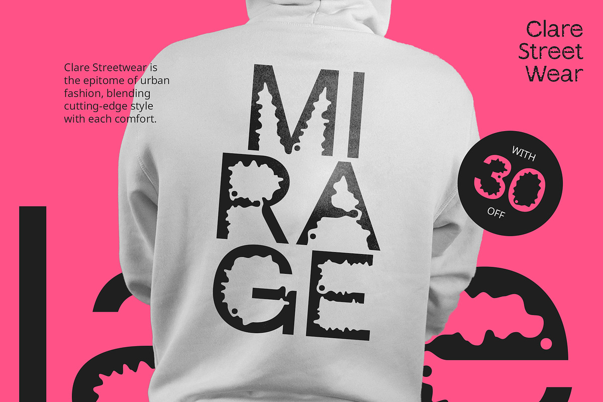 CS Decland – Psychedelic Font, a Sans Serif Font by Craft Supply Co. (Photo 7 of 8)