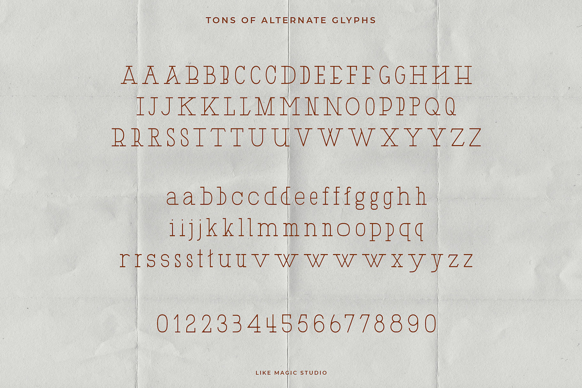 Sandstone - A Western Slab Serif, a Slab Serif Font by Like Magic Studio (Photo 3 of 5)
