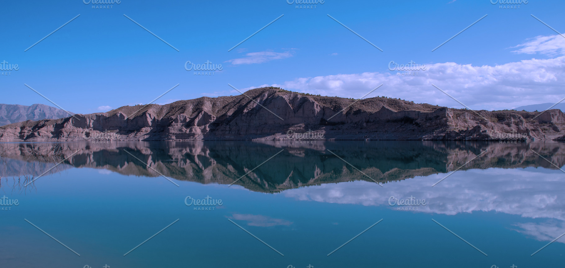 View over Negratin Water Reservoir, a Nature Photo by Bloor