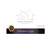 Custom Architect Logo Design, a Branding & Logo Template by YUDesignStore (Thumbnail 1 of 6)
