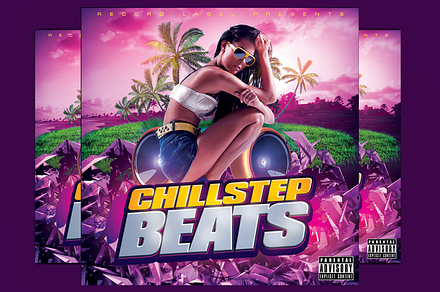 Chillstep CD Cover Template