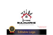 House Repair Logo Design, a Branding & Logo Template by YUDesignStore (Thumbnail 1 of 7)