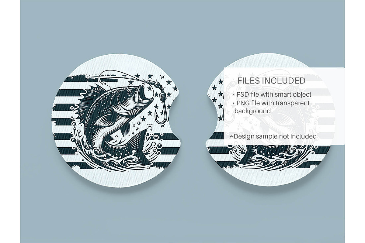 Car Coaster Mockup, a Cups & Container Mockup by MockupsBox (Photo 4 of 5)