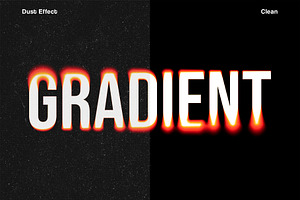 Gradient Blur Text Effect