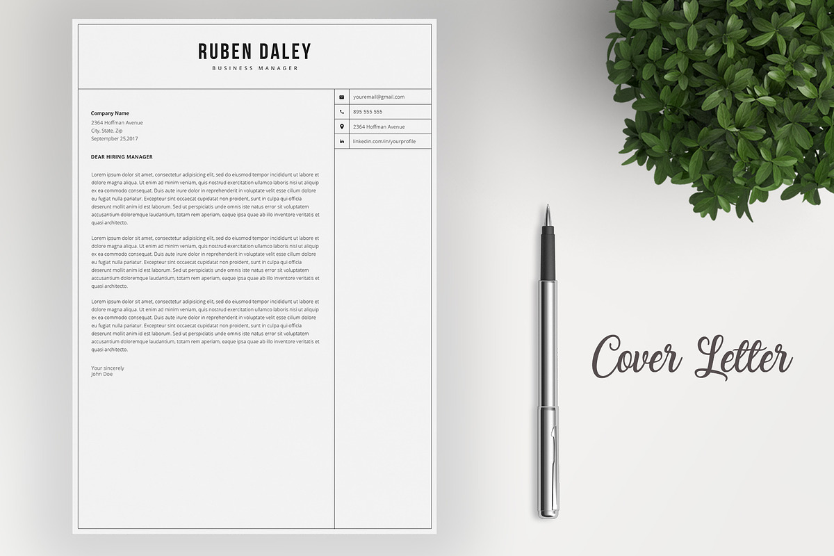 Simple Resume and Cover letter, a Resume Template by SalientResume (Photo 4 of 5)