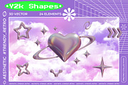 Y2k 3D Shapes Collection, an Object Graphic by AnnArt (Thumbnail 6 of 6)