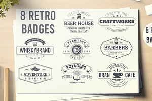 Retro Badges