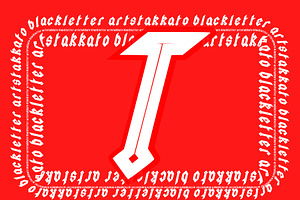 Stakkato Blackletter Font