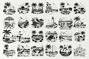 Beach Scenes SVG Graphics, a Seasonal Illustration by DENIDigitalArtSudio (Thumbnail 2 of 8)