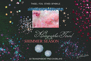 Shimmer Season: Holographic Tinsel, a Texture Graphic by Anzhelika (Thumbnail 1 of 11)