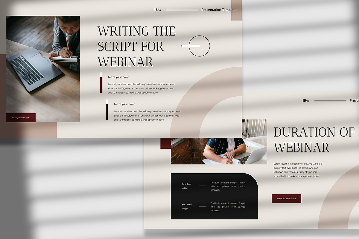 Webinar PowerPoint Template, a Presentation Template by Boinah Studio (Photo 3 of 6)