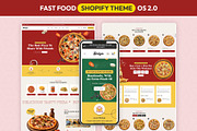 Fast Food & Restaurant Shopify Theme, a Shopify Template by LogicGo Shopify Experts (Thumbnail 1 of 7)