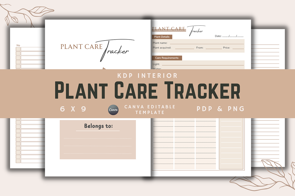 Plant Care Tracker, a Templates & Theme by KDPISH (Photo 1 of 4)