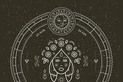 ♍ Virgo Zodiac Symbol, an Object Graphic by painterr (Thumbnail 2 of 2)
