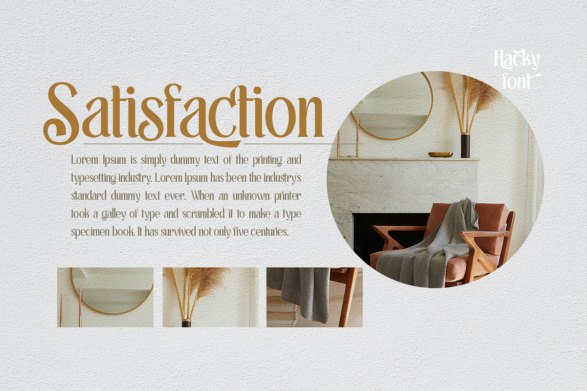 Hacky - Luxury Serif Family, a Serif Font by madeDeduk (Photo 4 of 12)