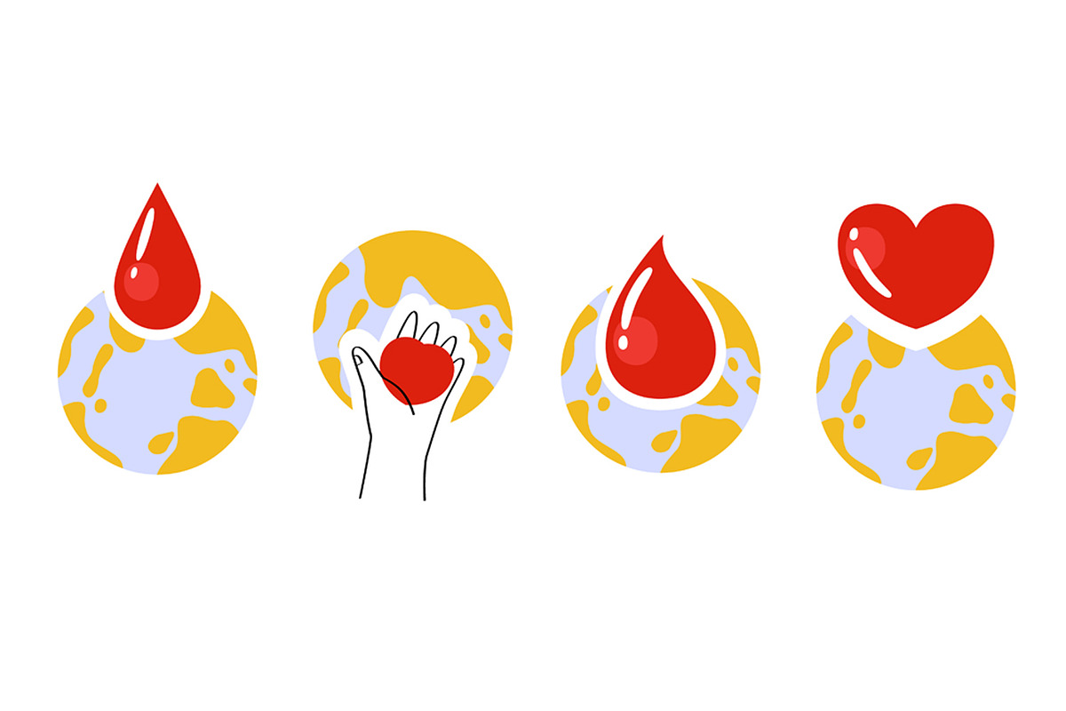 Hand-Drawn Blood Donation, a Healthcare Illustration by the_myro (Photo 8 of 11)