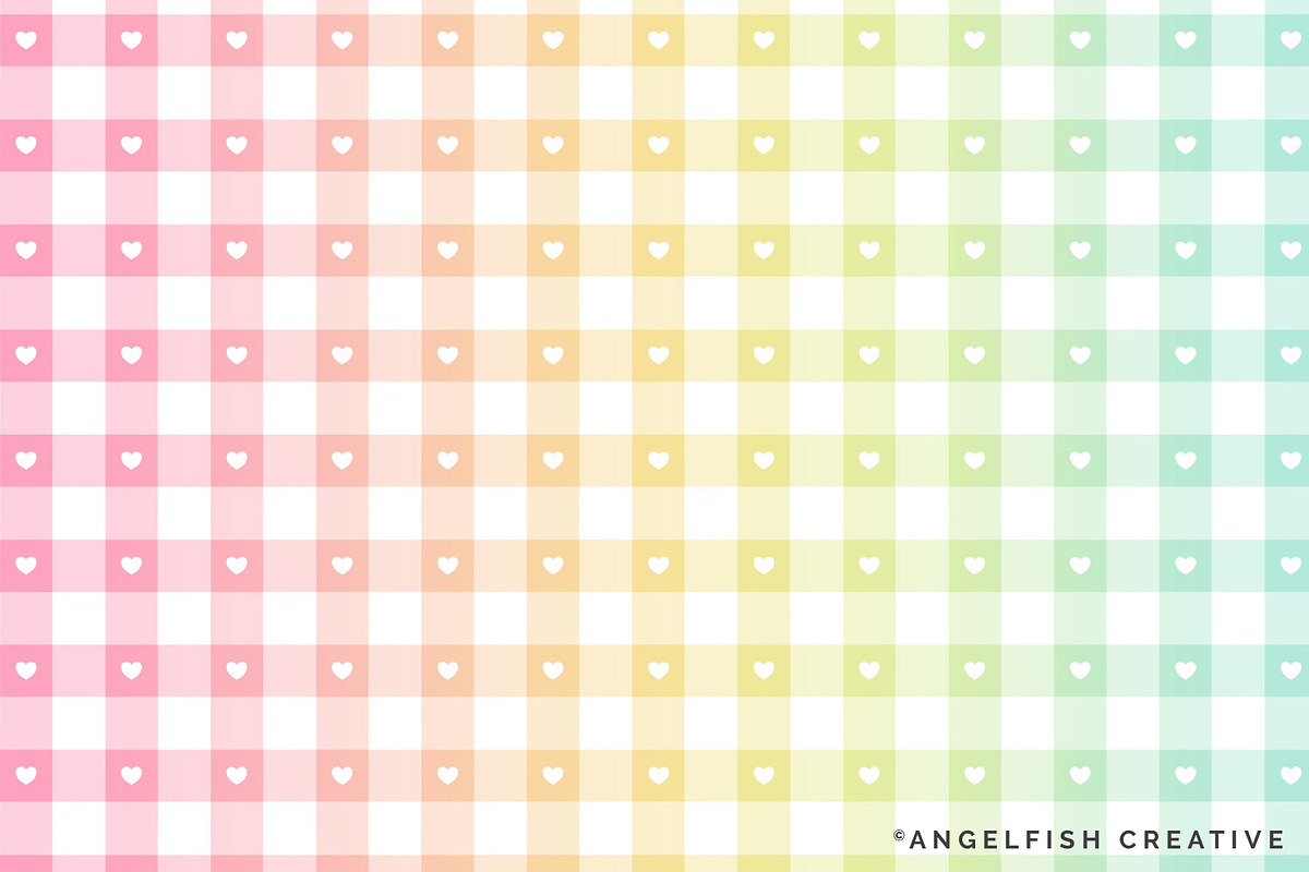 Gingham Pattern Procreate Brushes, a Brush Add-On by AngelfishCreative (Photo 9 of 9)