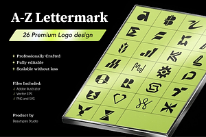 A-Z Lettermarks - Ready made logos