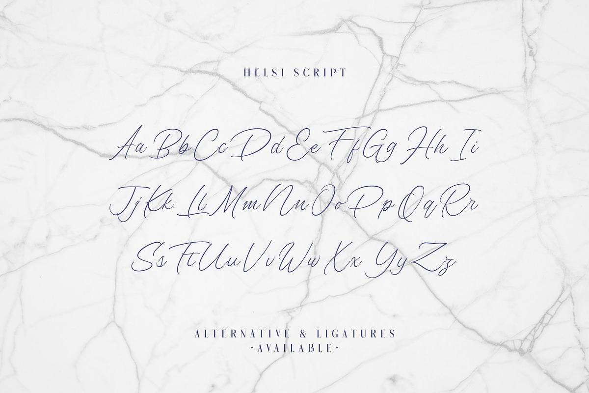 Helsi - Font Duo Script & Serif preview 4