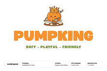 Pumpking Friendly Typeface