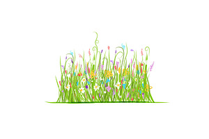 Green Meadow For Your Design