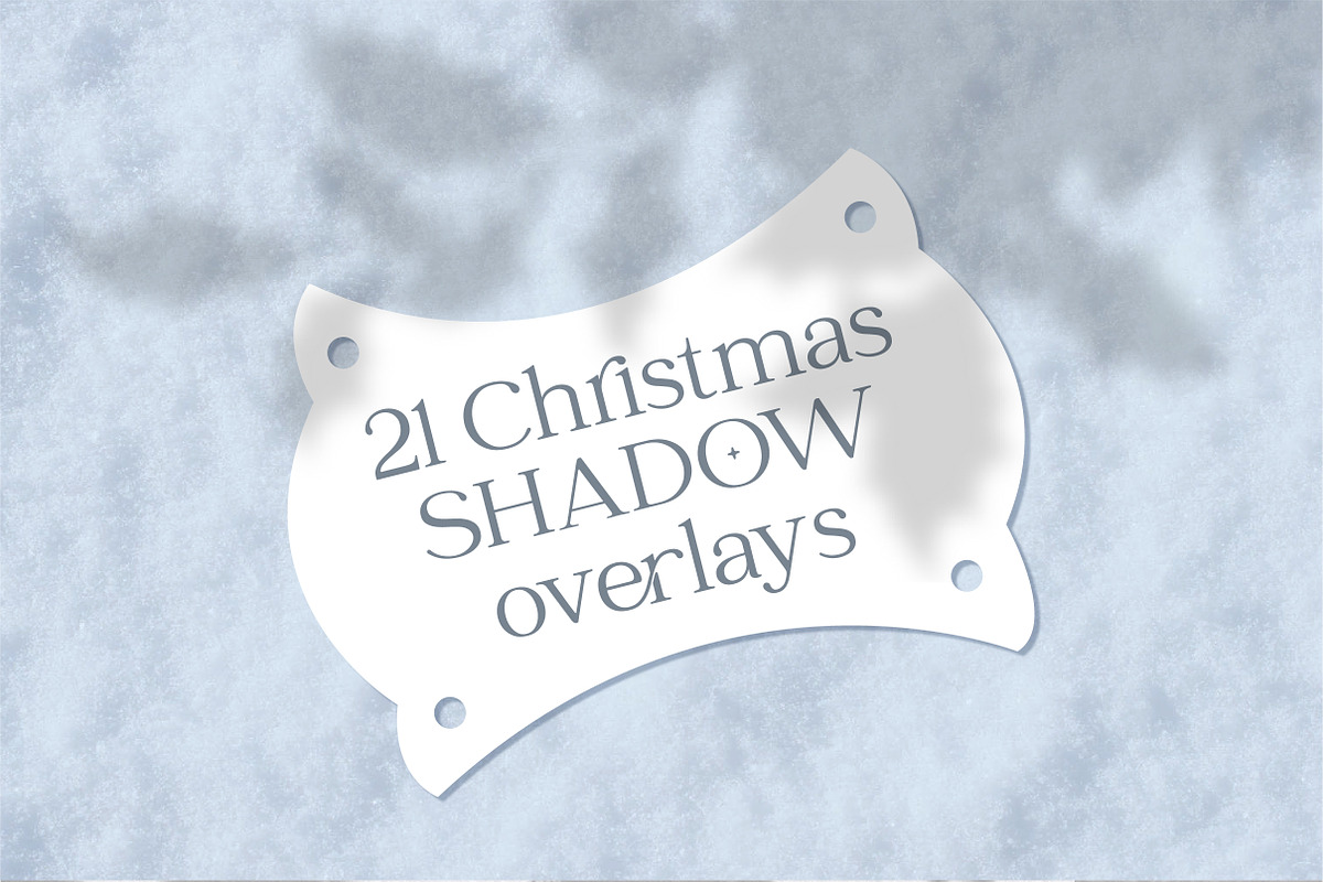 Christmas Unique Shadow Overlays, a Product Mockup by Lana Sham (Photo 1 of 9)