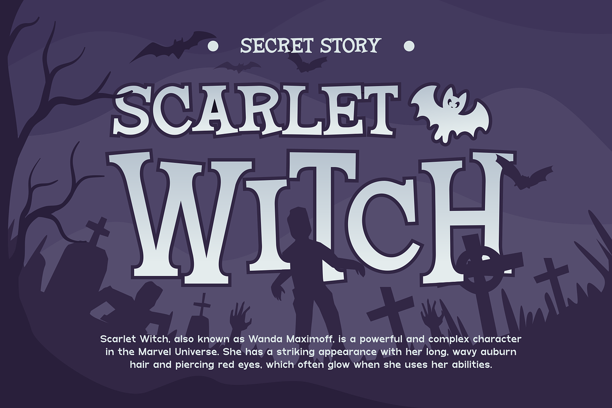 Fear Night - Scary Typeface, a Serif Font by MaikoHatta (Photo 4 of 7)