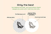 Gothic Times 2 Linocut Bundle, an Object Illustration by ClayStudio (Thumbnail 5 of 8)