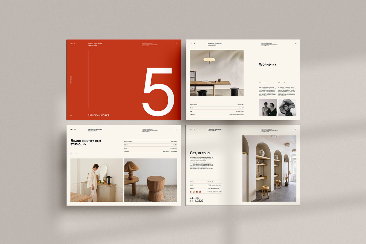 Portfolio and Resume, a Brochure Template by S A N D Y (Photo 8 of 10)