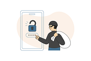 Cyber Crime Illustration, an Object Graphic by Jump Studio (Thumbnail 8 of 12)