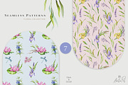 Botanical Watercolor Clipart Set, a Decorative Illustration by AnitaPol (Thumbnail 13 of 21)