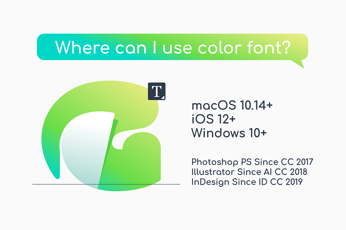 Curled Corner Colored Font, a Symbol Font by kaer_shop (Photo 2 of 8)