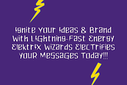 ELEKTRIX WIZARDS – Electric Font, a Font by TypeTasty Font (Thumbnail 11 of 11)