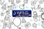 Winter Christmas, a Symbol Font by Sirinart (Thumbnail 1 of 6)