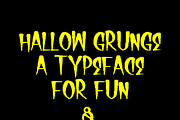 HALLOW GRUNGE CAPS, a Blackletter Font by Beau Hopps Design (Thumbnail 3 of 3)