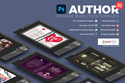 AUTHOR - Book Cover Templates Bundle, a Templates & Theme by Digital Goods (Thumbnail 3 of 7)