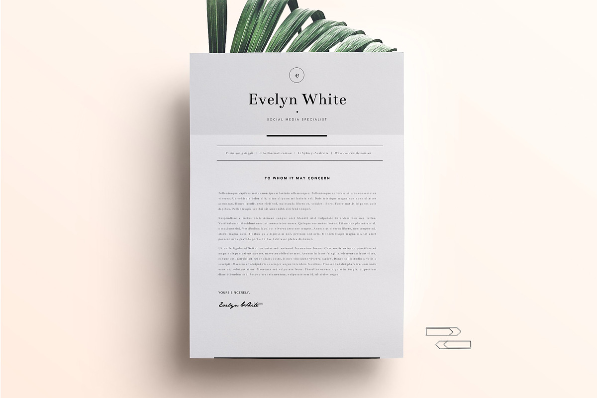 Resume Template 4 Page | CV Template, a Resume Template by The Template Depot (Photo 3 of 6)