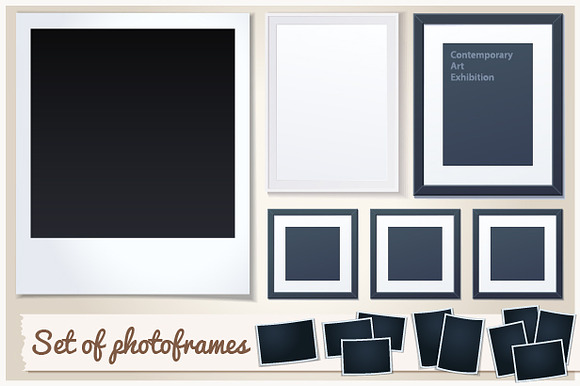 Set of Photoframes preview 2