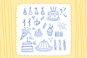 Birthday Party Graphics & Photos, an Object Illustration by ApollinariaManko (Thumbnail 2 of 14)
